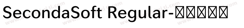 SecondaSoft Regular字体转换